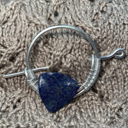 Shawl Pin Lapis